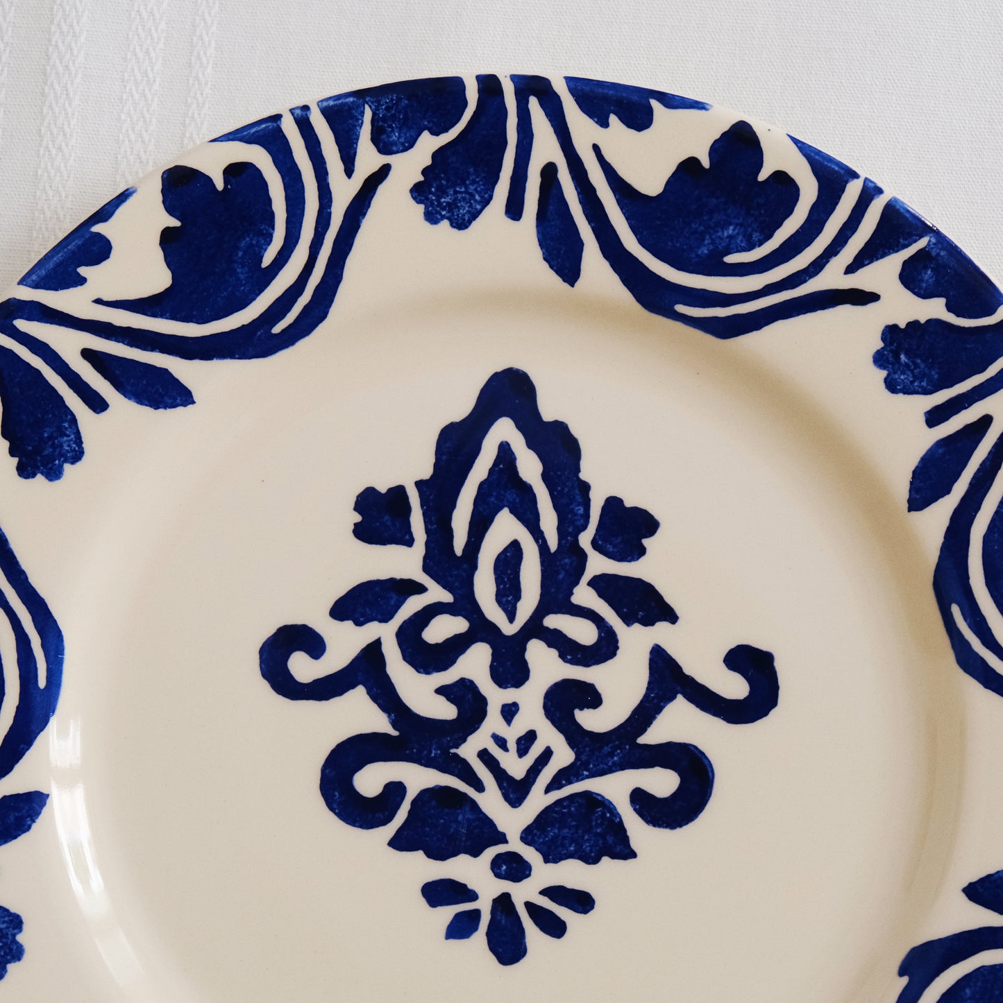 Plato Mosaico Azul